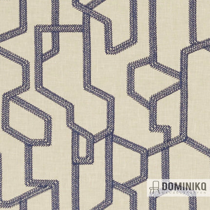 Exotica Labyrinth - Clarke & Clarke. You can order/purchase exclusive furniture fabrics and curtains directly and easily online at Dominikq Furniture fabrics. Fast delivery and free shipping costs when purchasing from 2 meters.