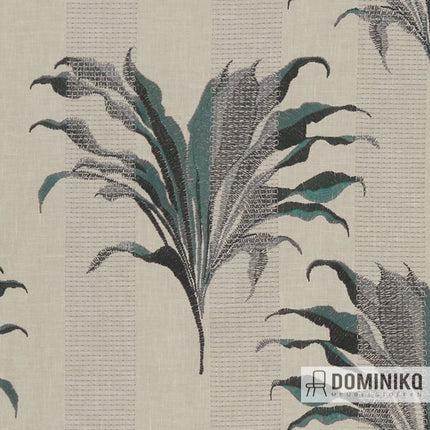 Exotica - Palma - Clarke & Clarke. You can order/purchase exclusive furniture fabrics and curtains directly and easily online at Dominikq Furniture fabrics. Fast delivery and free shipping costs when purchasing from 2 meters.