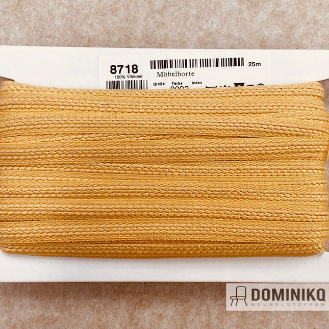 Afwerkband - Sierband 8718-0003 - Warm licht geel