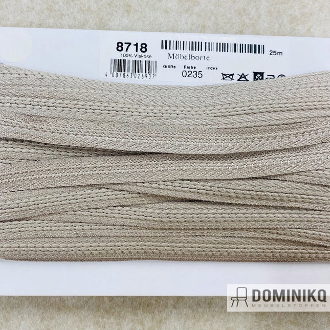 Agrementband 8718-0235 - Very light beige
