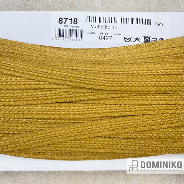 Finishing tape - Decorative tape 8718-0427 - Ocher yellow broom yellow