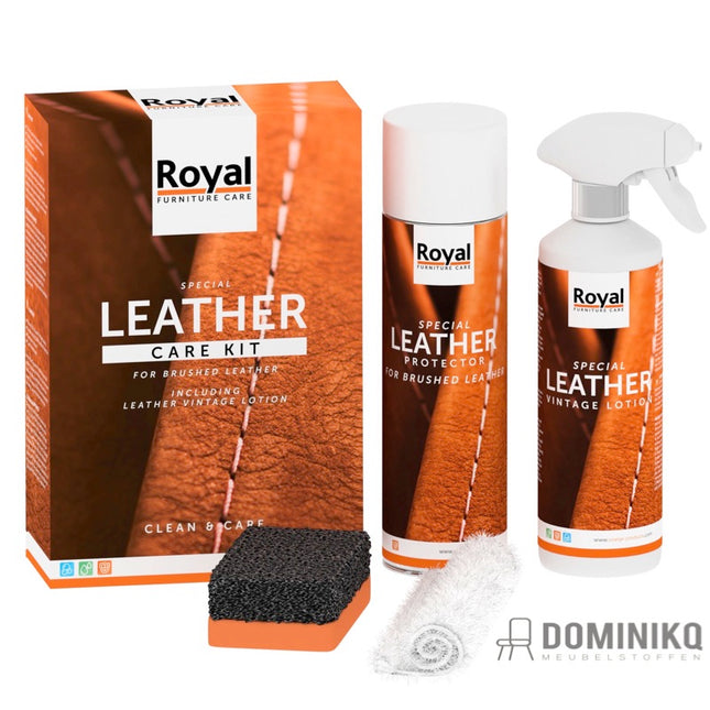 Leather Care Kit for Brushed Leather 500ml