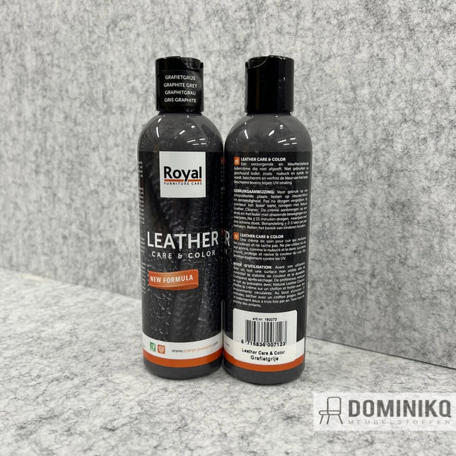 Leather Care & Color Leather Wax - Graphite Gray