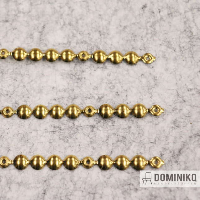 Decorative Nail Strips - 9.5mm - Gold Brass